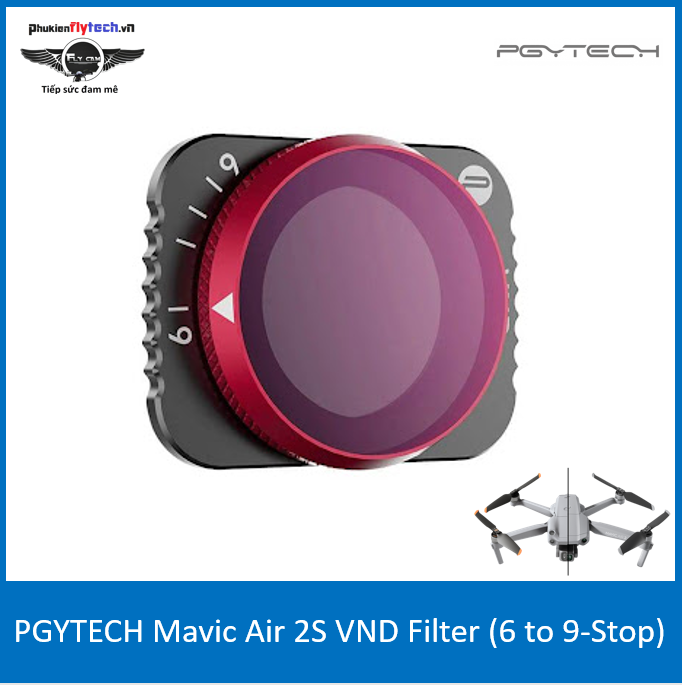 Kính lọc Mavic Air 2S VND Filter (6 to 9 stop) – PGYtech