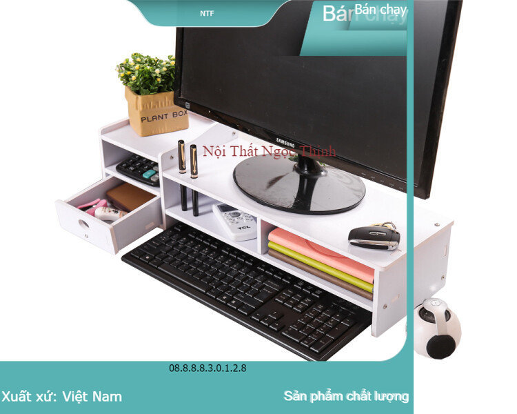 Kệ để màn hình máy tính-Laptop dài 60x20