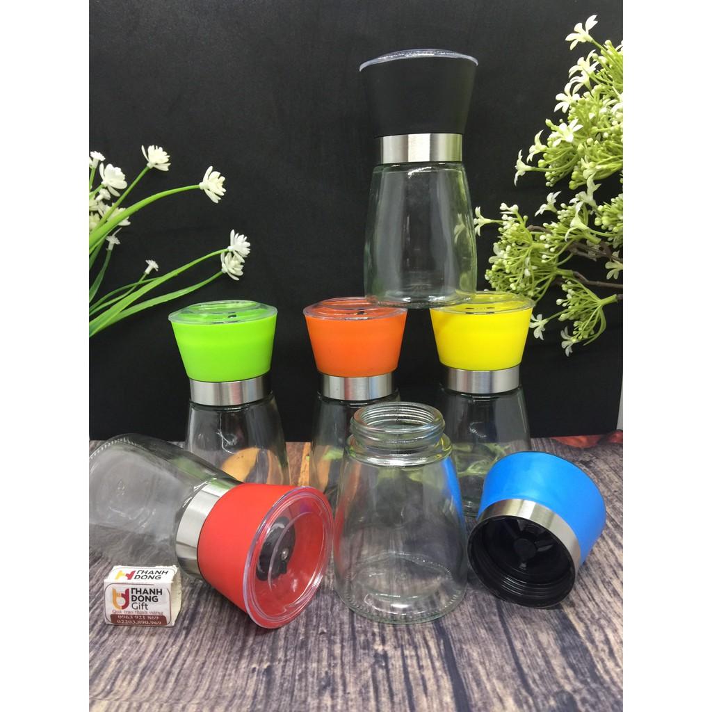 dụng cụ xay tiêu cối thủy tinh
