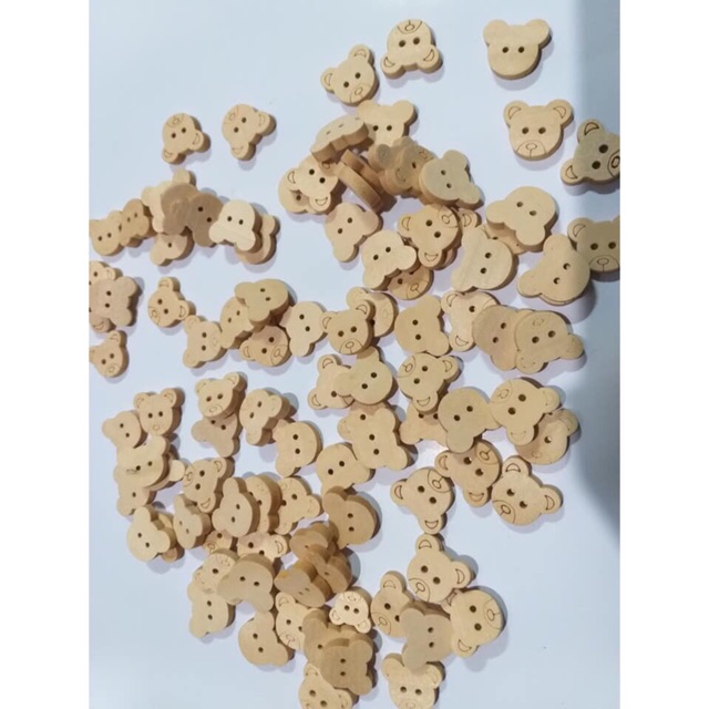 ❤️ RẺ VÔ ĐỊCH ❤️ Cúc Gỗ Handmade (Combo 10 chiếc)