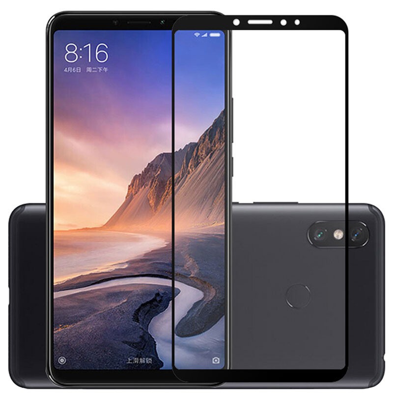 Cường lực full màn cho Xiaomi Mi Max 3 (Đen)