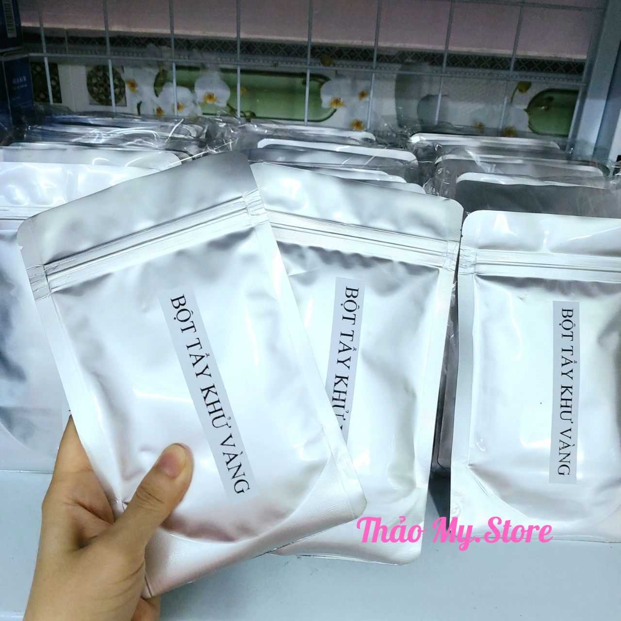 Bột Tẩy Tóc Cao Cấp Collagen 100g - Hỗ Trợ Nhuộm Tóc
