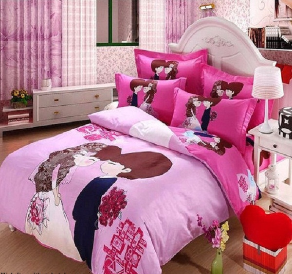 Set 5 Món Vỏ Chăn Ga Gối Cotton Poly