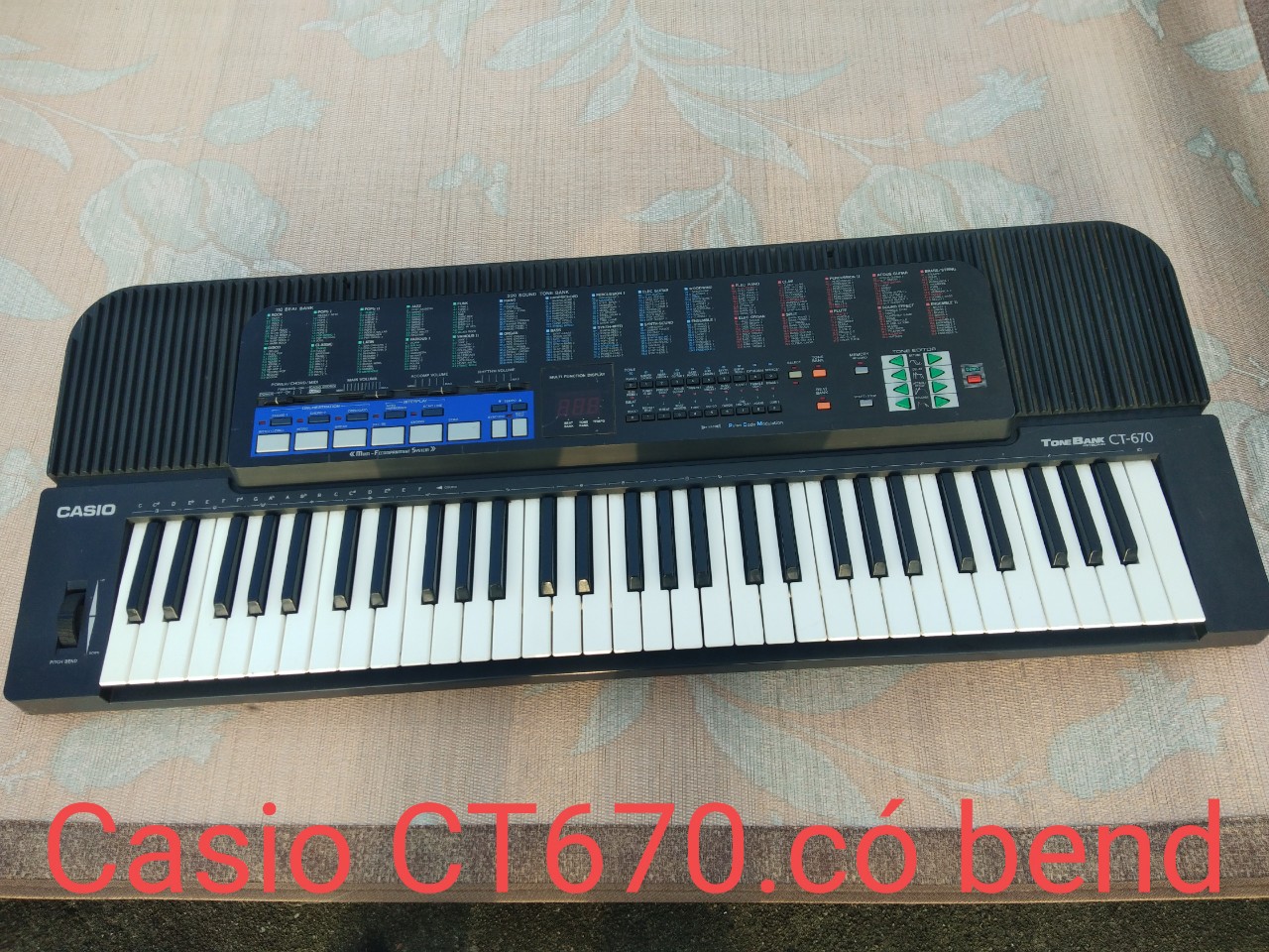 đàn casio ct670 có bend (Nhật bãi)