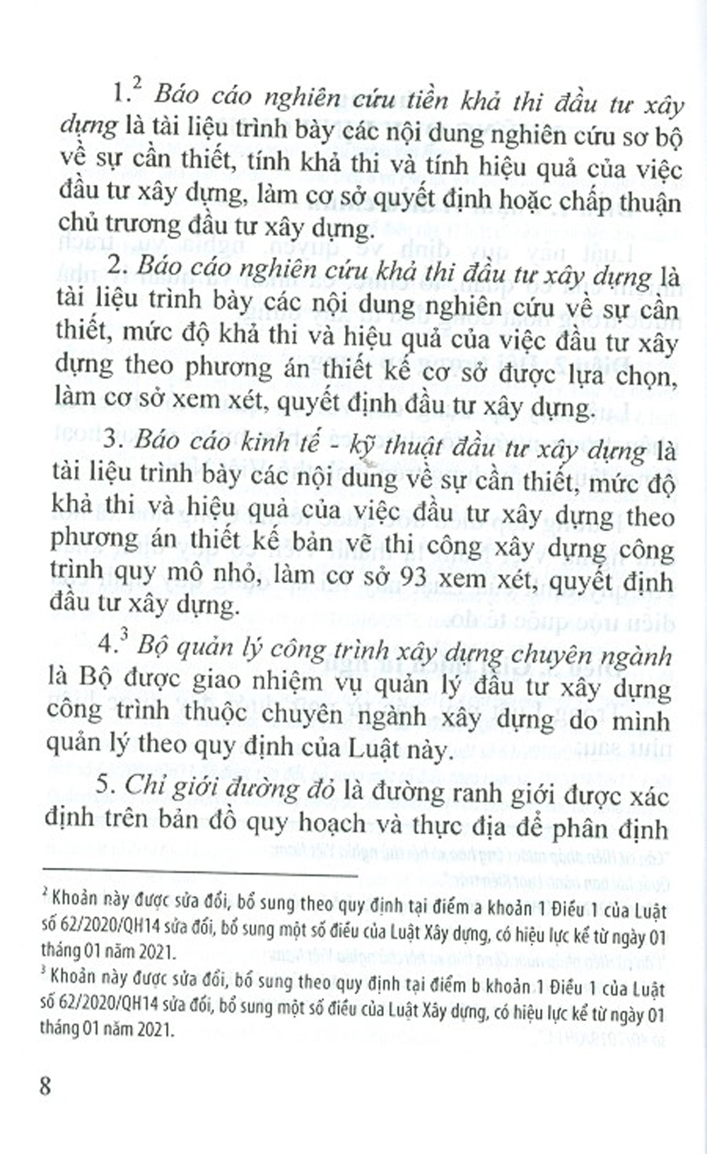 Luật Xây Dựng Sửa Đổi, Bổ Sung Năm 2020