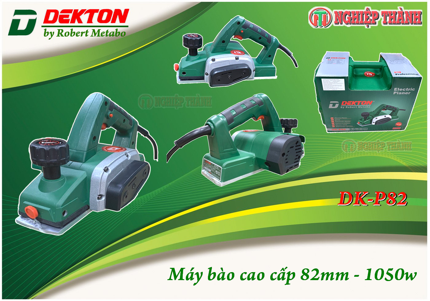 Máy bào cầm tay cao cấp DEKTON  DK-P82