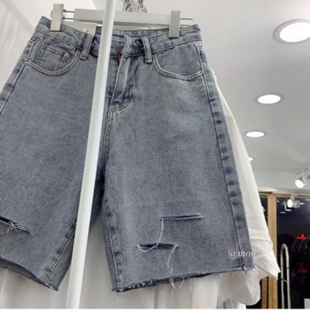 QUẦN JEANS NGỐ RÁCH 3 LINE