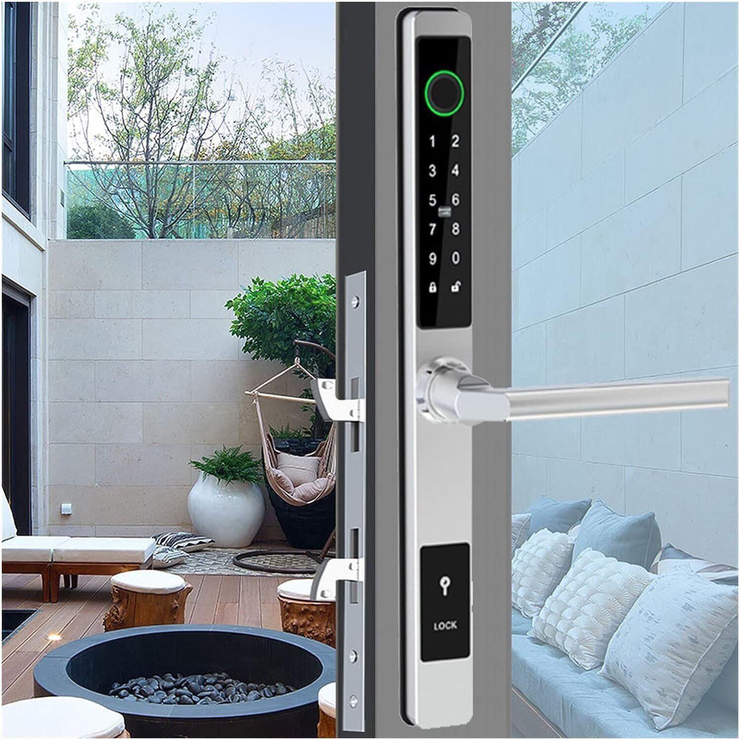 Khóa vân tay cửa nhôm App TTLock RS1