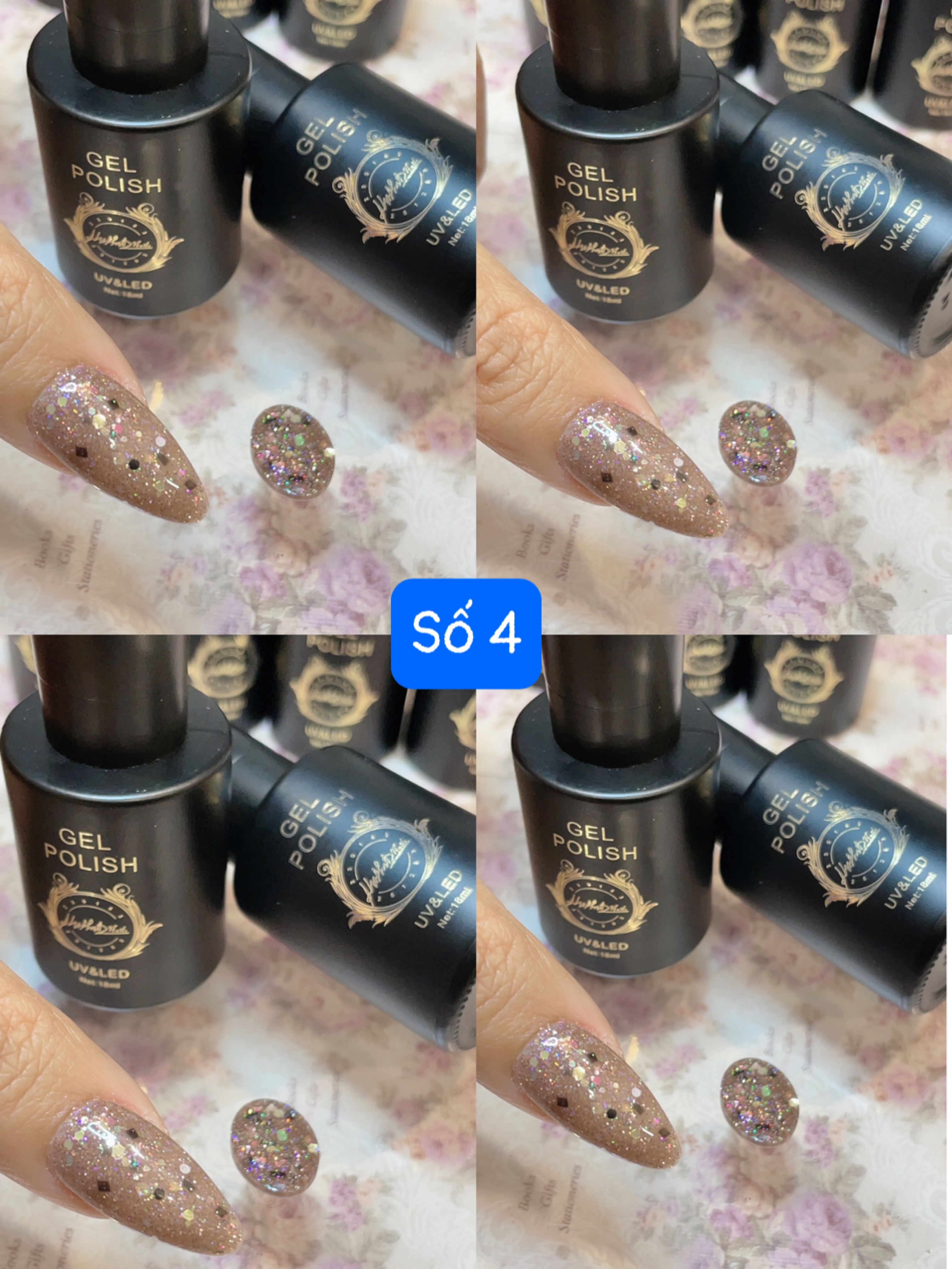 Sơn gel thạch cát ,Top thạch cát ( lẻ 1 chai 12ml)
