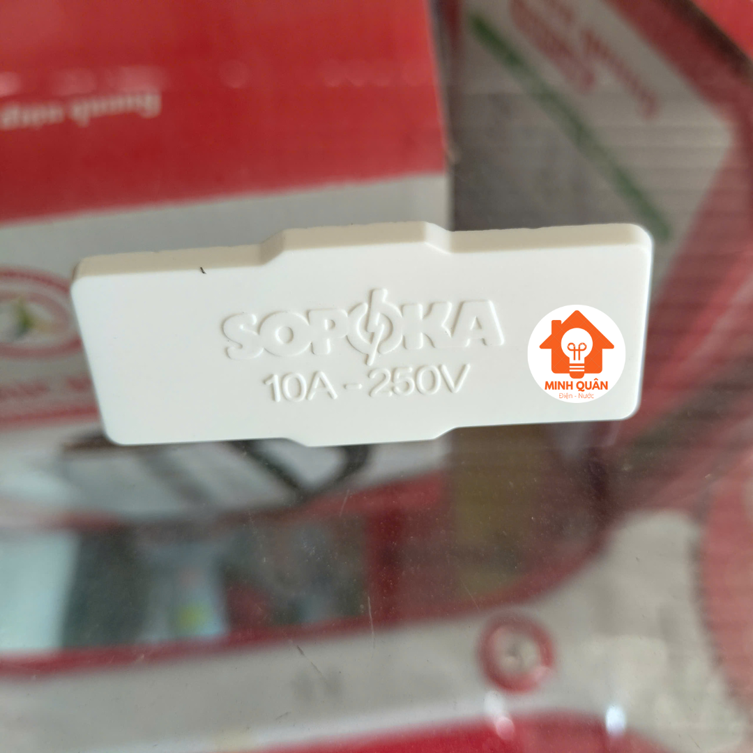 Cầu chì, nắp cầu chì gắn táp lô điện 10A SOPOKA