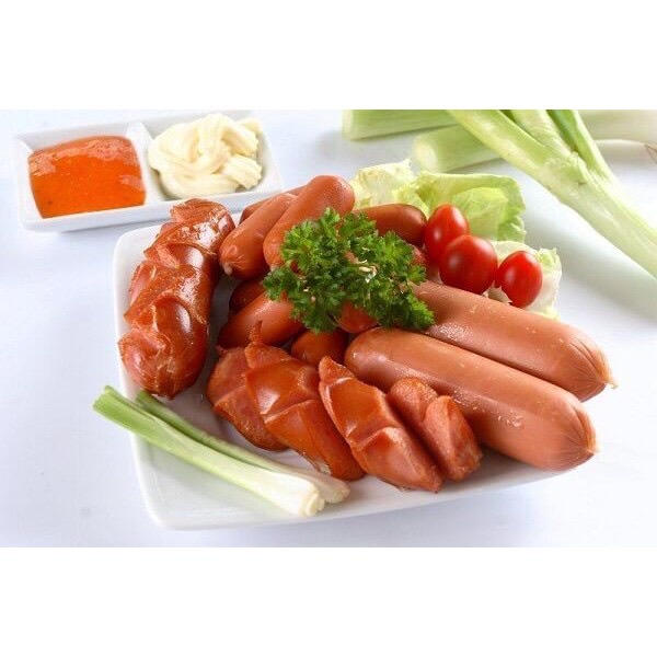 Hong Ha German Sausage 500Gr 10 Pieces (Fast Delivery in Hcmc)