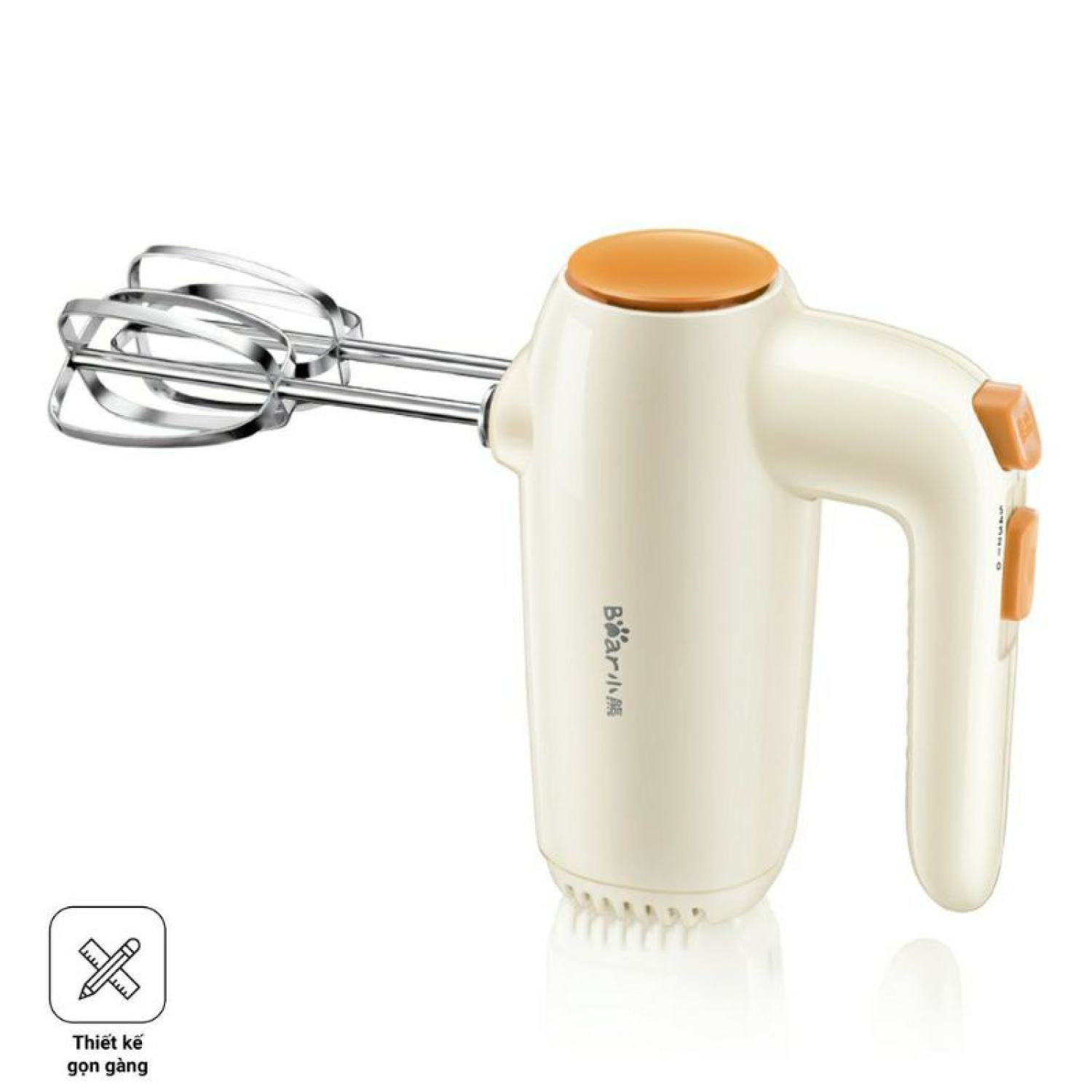 Máy đánh trứng, kem mini cầm tay bear ddq-b02p5 bảo hành 18 tháng