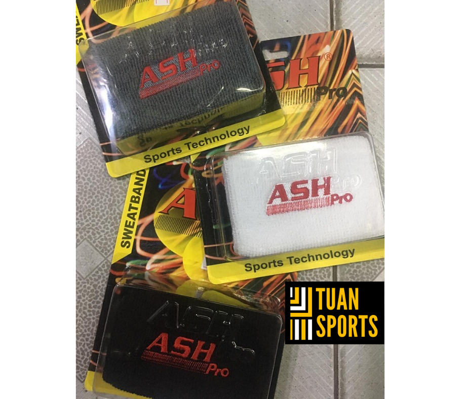 Băng đeo cổ tay khăn lông thấm mồ hôi ASH size lớn