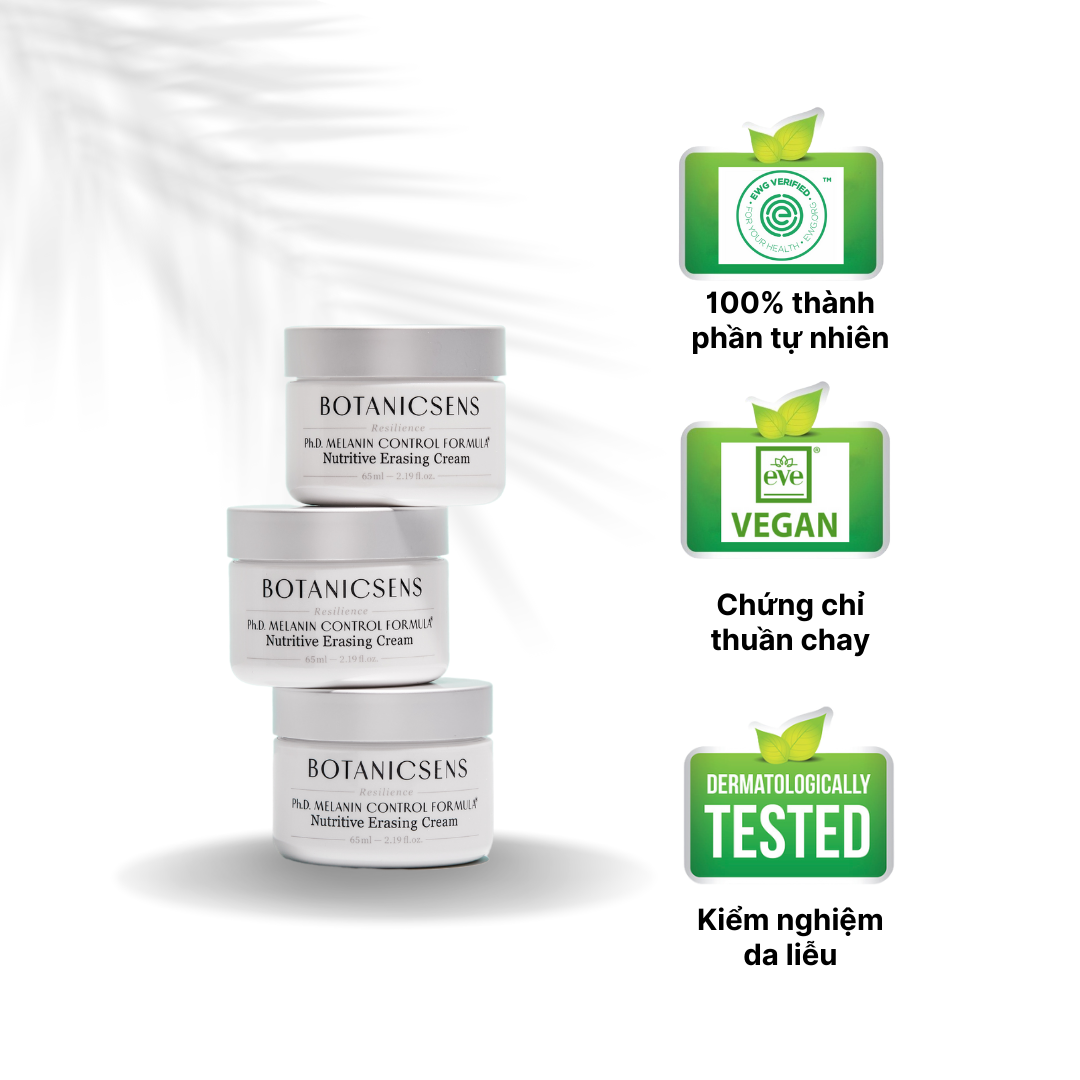 Kem dưỡng trắng da, mờ thâm nám BOTANICSENS Nutritive Erasing Cream