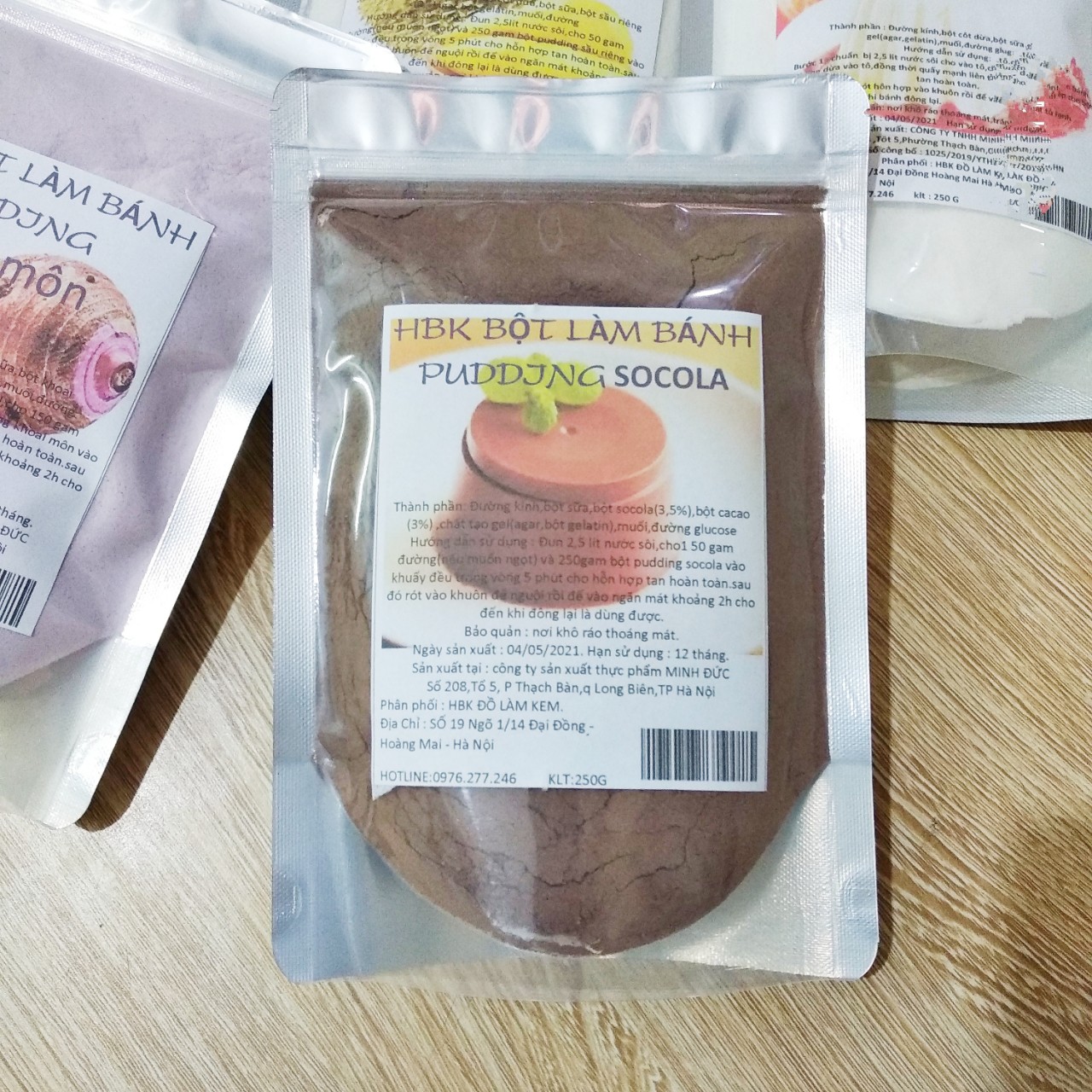 BỘT LÀM BÁNH PUDDING,FLAN ,CARAMEL VỊ TRỨNG GÓI 250G