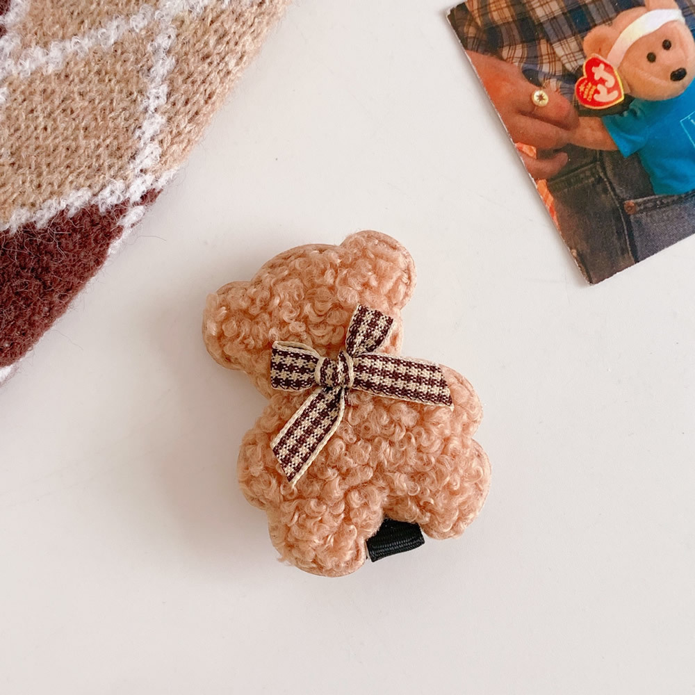 [Có sẵn] Kẹp tóc Hàn quốc hình gấu bông xinh xắn cho nữ