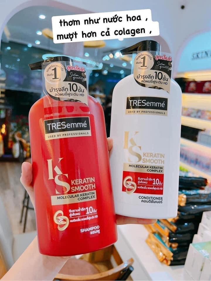 Dầu gội-xã Tresemme KERATIN SMOOTH Thái Lan 400ml/450ML