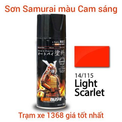 SƠN SAMURAI SƠN XỊT MÀU CAM SÁNG MÃ MÀU 115