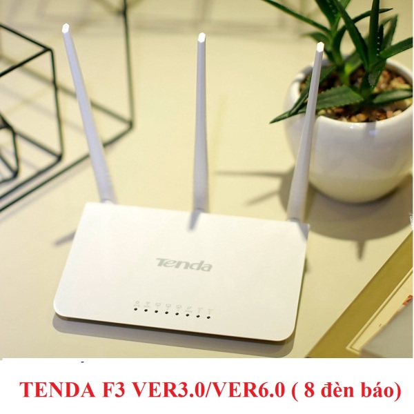 [English] Bộ phát Wifi Tenda F3 tốc độ 300 Mbps, Bộ kích sóng wifi tenda, modem wifi tenda, cục kích wifi, cục phát wifi, router wifi sóng xuyên tường, cục hút wifi - Bản Quốc Tế