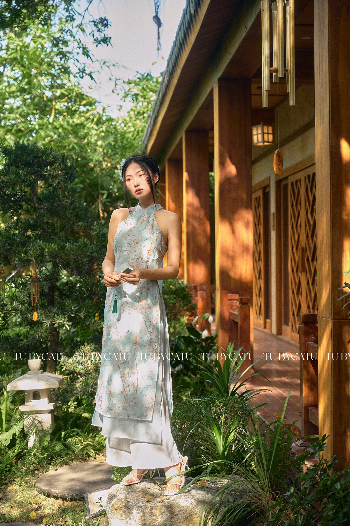 TUBYCATU | Áo Dài Hoa Niên (KHÔNG KÈM QUẦN)
