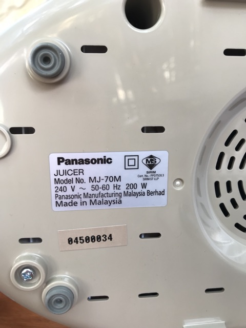 Máy ép trái cây Panasonic MJ70 made in Malaysia