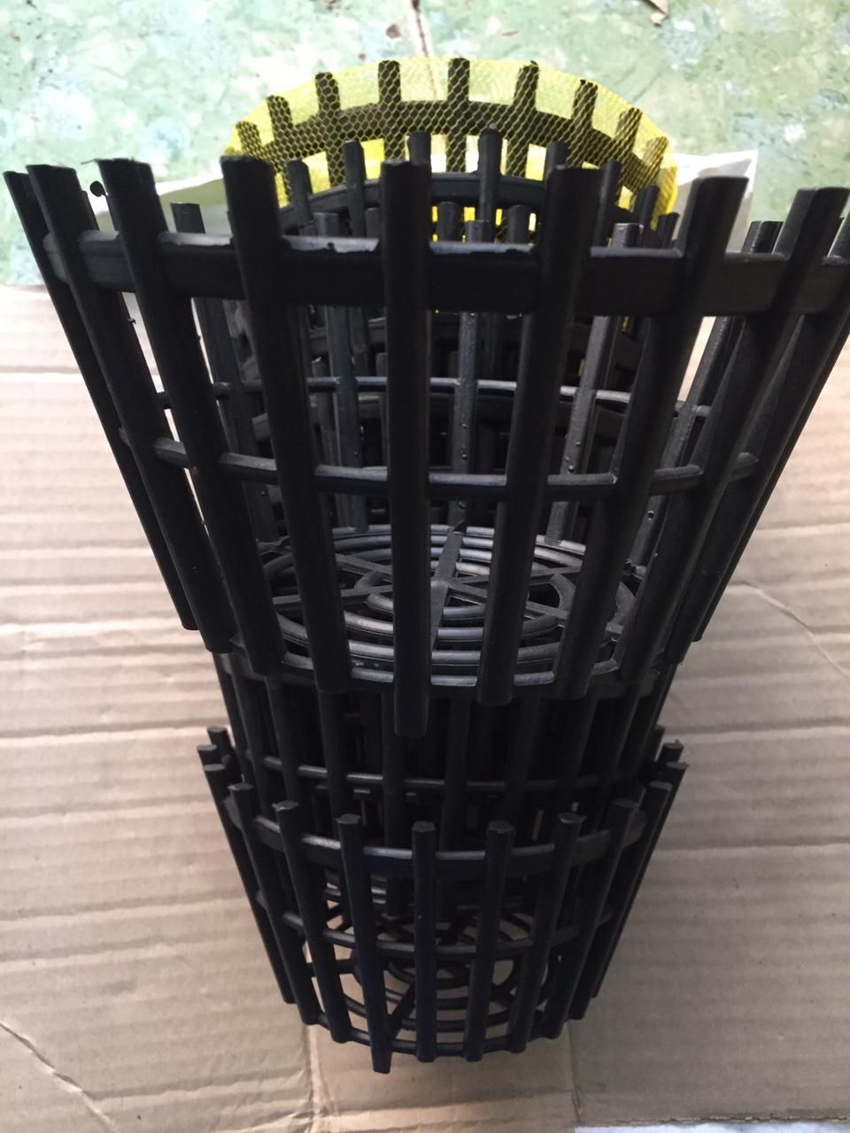 Combo 10 chậu 19cm và 10 túi lót chậu