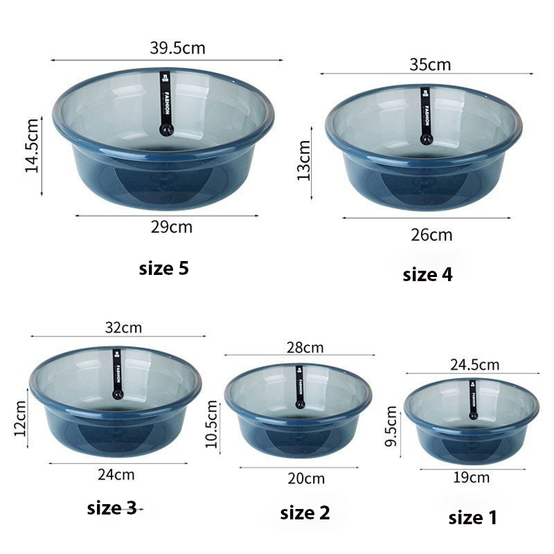 Thau Nhựa Chậu Nhựa Trong Suốt Đa Năng, Chất Liệu Nhựa An Toàn Kích ...