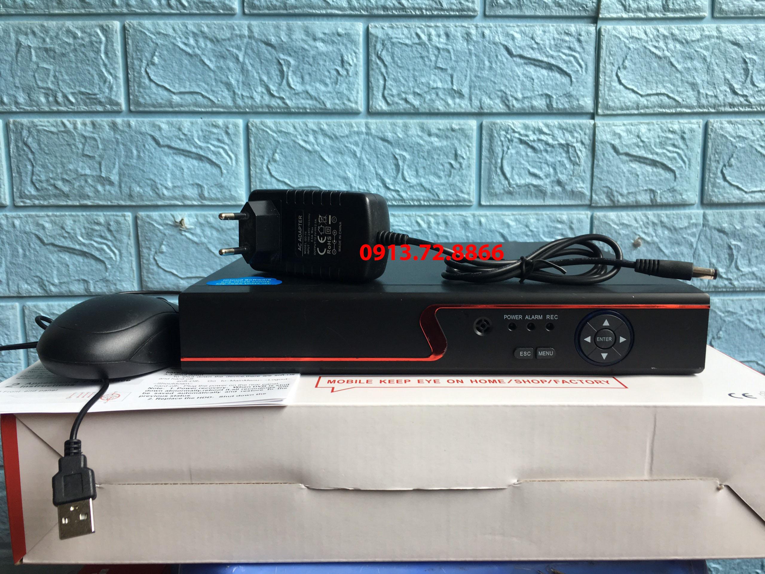 Đầu ghi hình camera IP Yoosee 8 kênh FullHD
