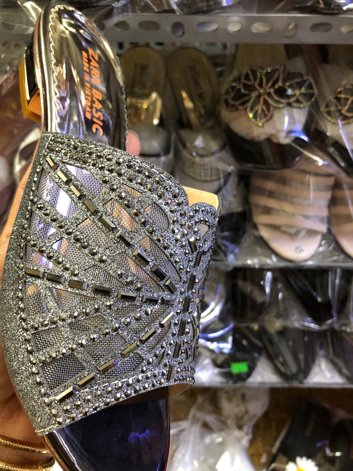 Guốc trung niên big size 38-42 gót 3p