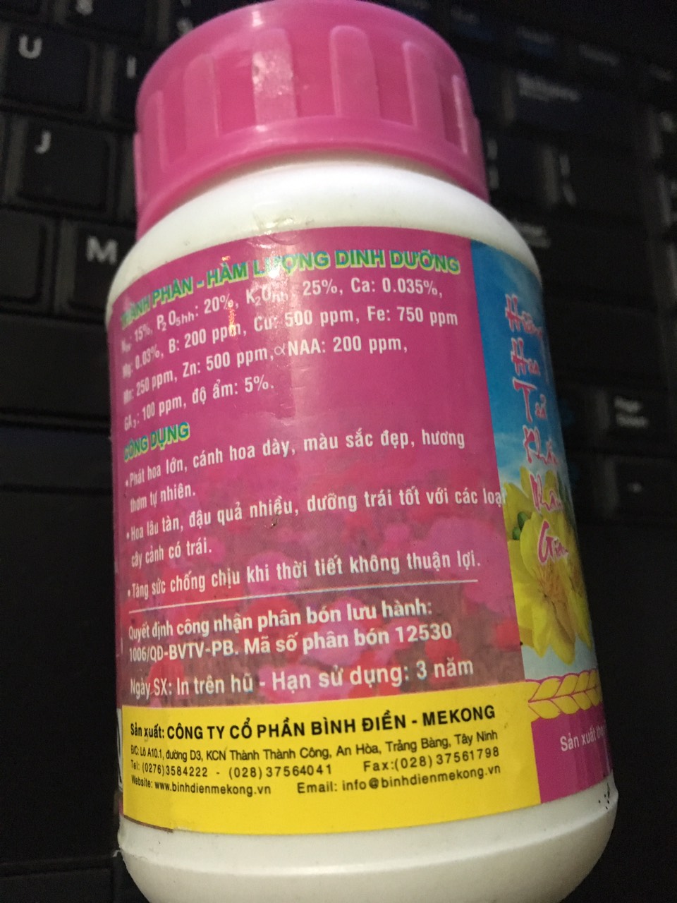 PHÂN BÓN ĐẦU TRÂU 901 lọ 100gr