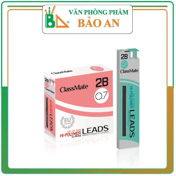 Ruột chì kim Classmate CL-PL102 2B - 0.7mm - Văn phòng phẩm Bảo An
