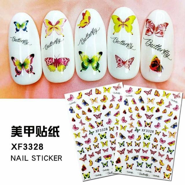 Hình dán Sticker dán móng tay Nail mẫu mới 2020