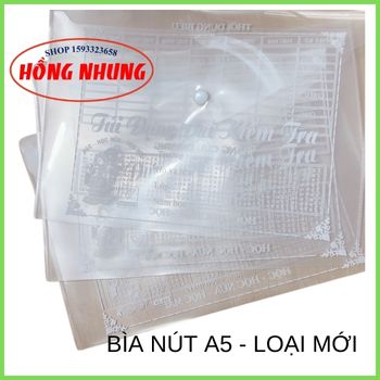 Bìa nút khổ a5 – xấp 10 cái