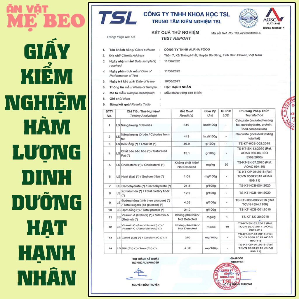 500Gr Hạt Hạnh Nhân Mỹ Rang Bơ Mõng Vỏ Cực Ngon