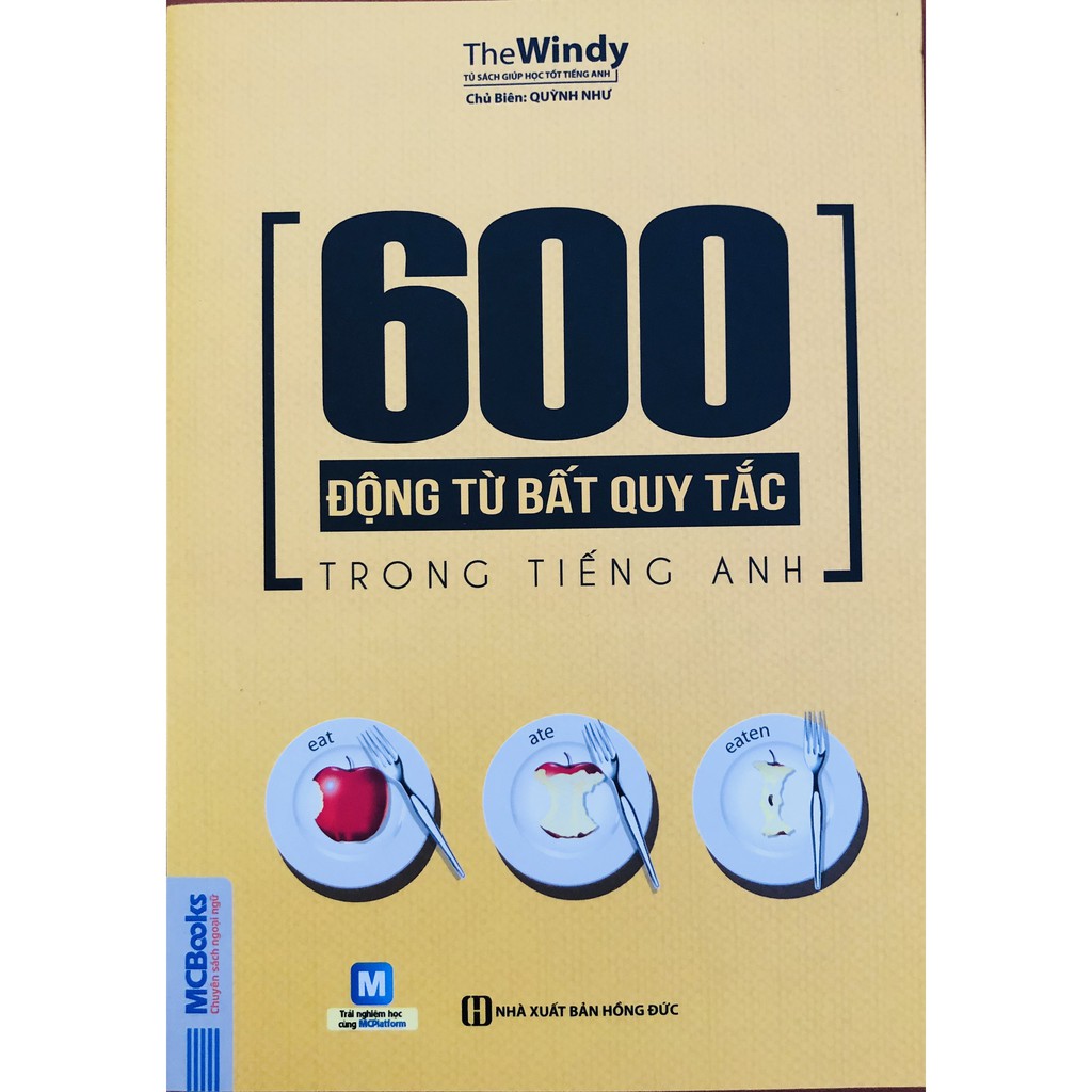 [HCM]Sách - 600 động từ bất quy tắc trong tiếng anh