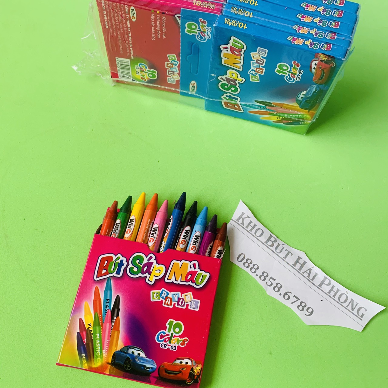 Bút sáp thơm 10 mầu