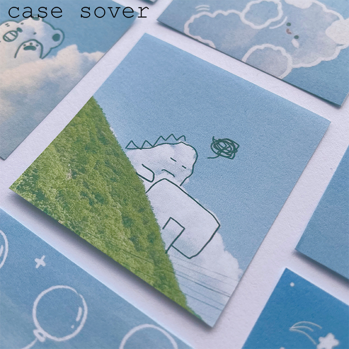 Set 15 Sticker Chủ Đề Cute Sky Trang Trí Sổ, Planner,... - Case Sover