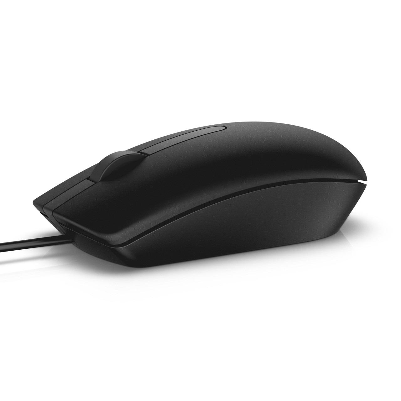 Dell Optical Mouse - MS116 - Black - (Brown Box) - Hàng Chính Hãng