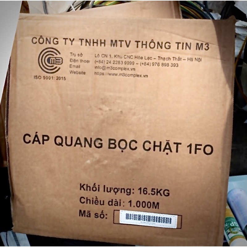 Cuộn Cáp Quang Ftth M3 1 Sợi 1fo 1000m