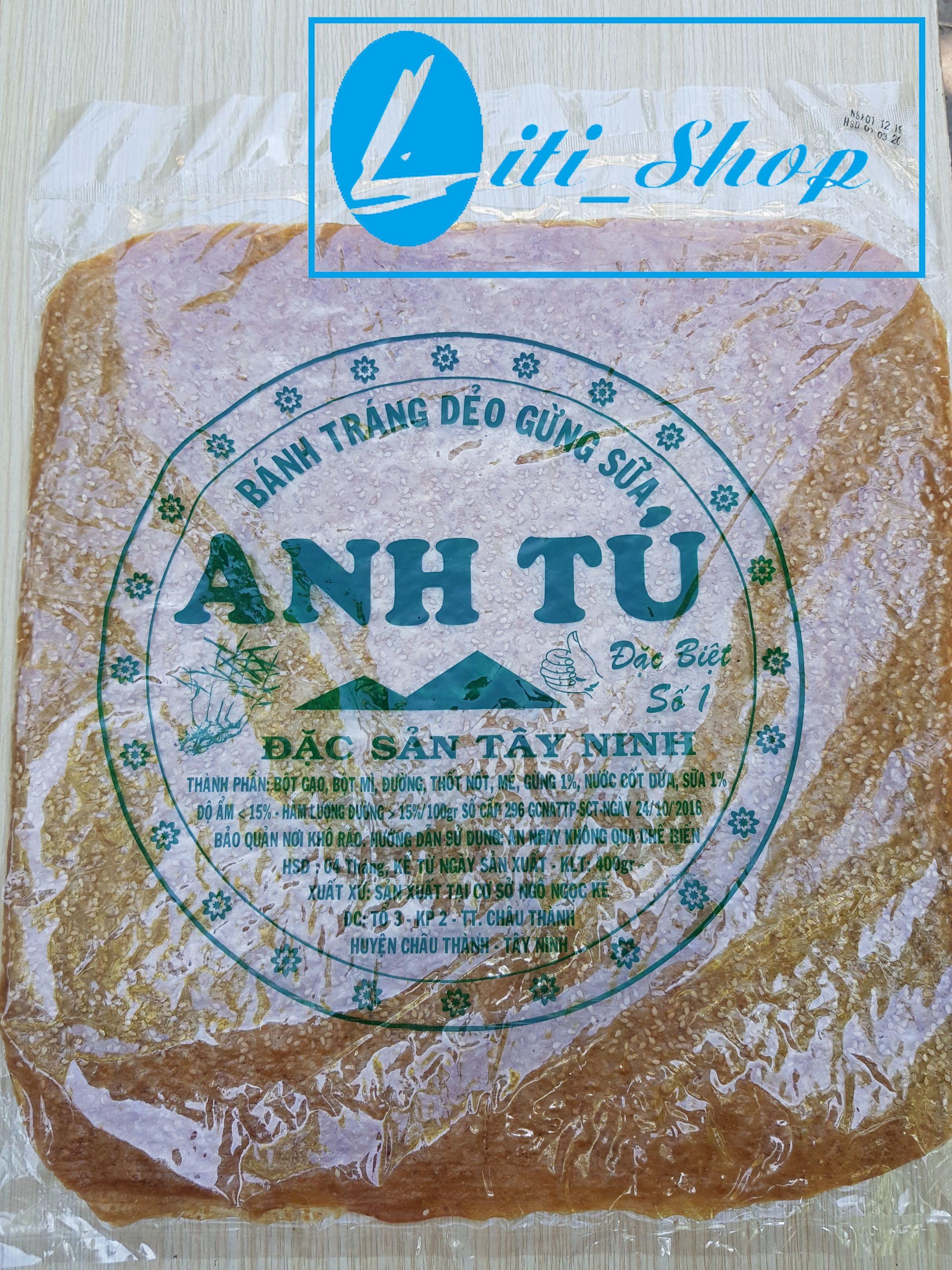 Bánh dẻo mè gừng Sữa Anh tú 450Gr (Loại to)