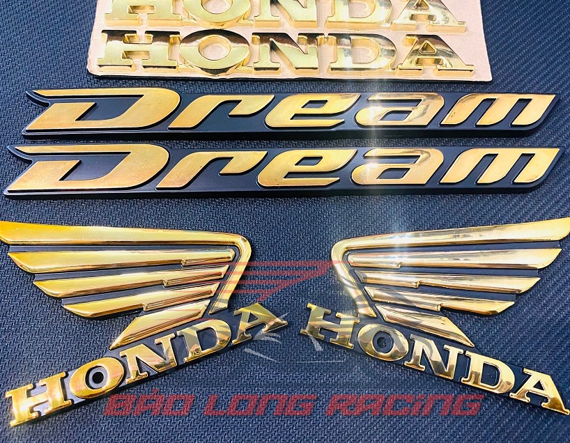 Bộ tem Dream dành cho xe đi kiểng (6 món) màu Vàng