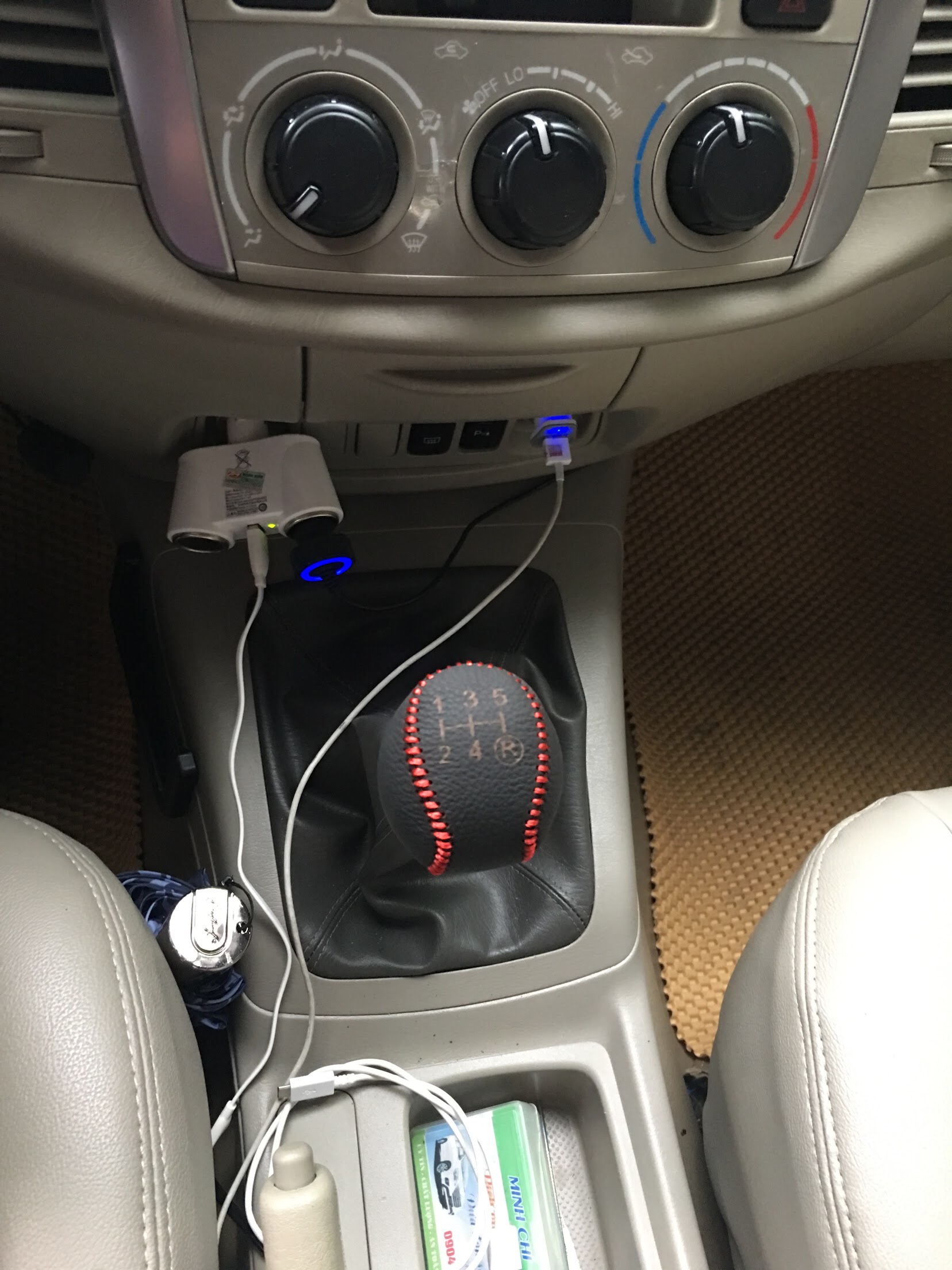 Combo bọc cần số tay phanh Ford tunner , Innova MT 2006 - 2016