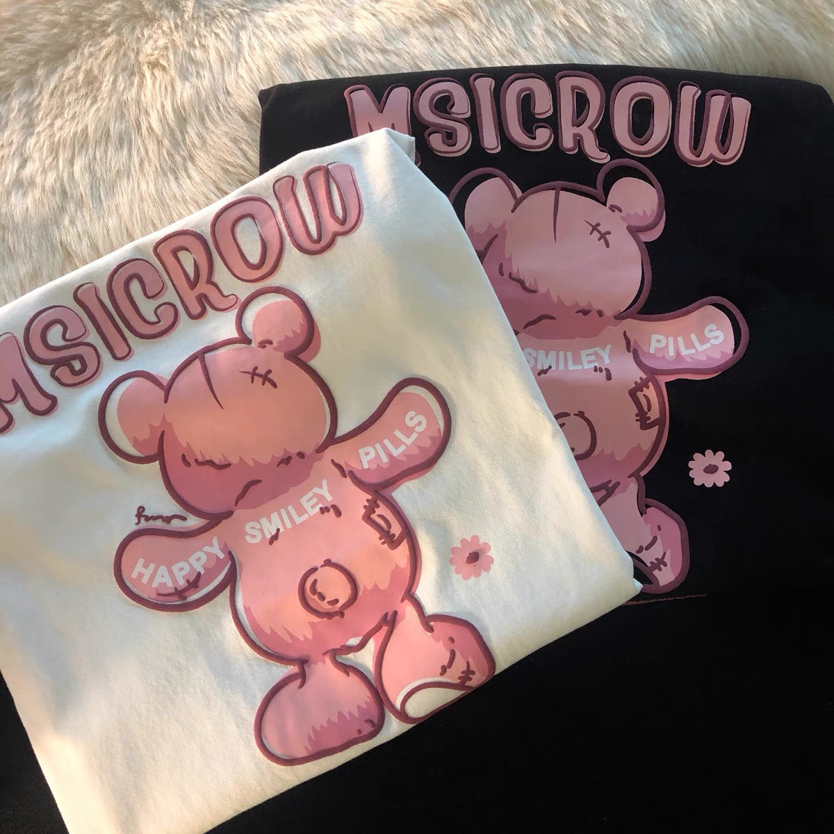 Áo Thun Unisex In Hình Gấu Msicrow