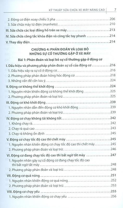 Kỹ Thuật Sữa Chữa Xe Máy Nâng Cao