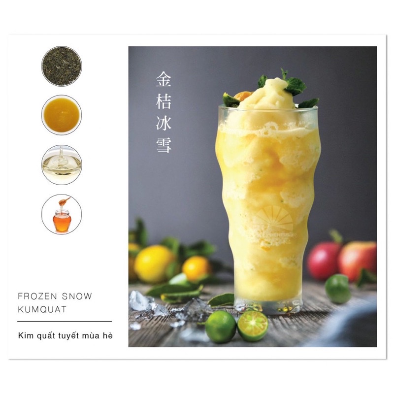 Siro Bưởi đỏ, Kim quất, Chanh Wonderful (có tép)