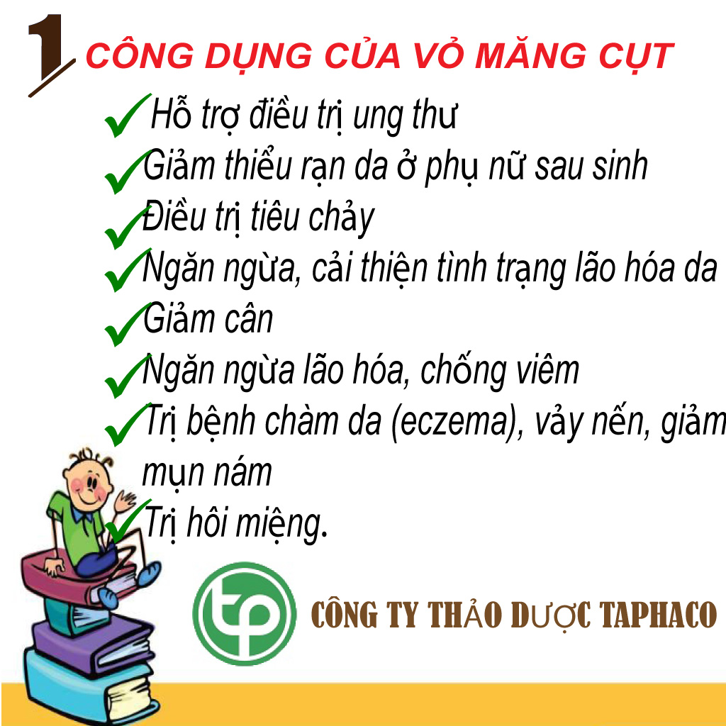Vỏ măng cụt khô 500g - tấn phát - Hàng sạch thơm cao cấp