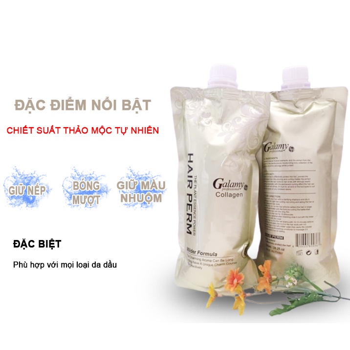 Cặp Thuốc Uốn Ép GALAMY COLLAGEN1000Ml x2