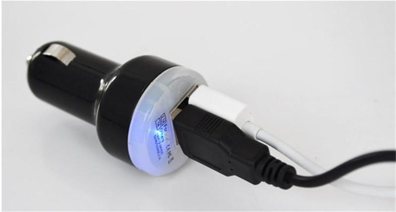 Củ sạc 2 cổng USB cho xe hơi, ô tô.