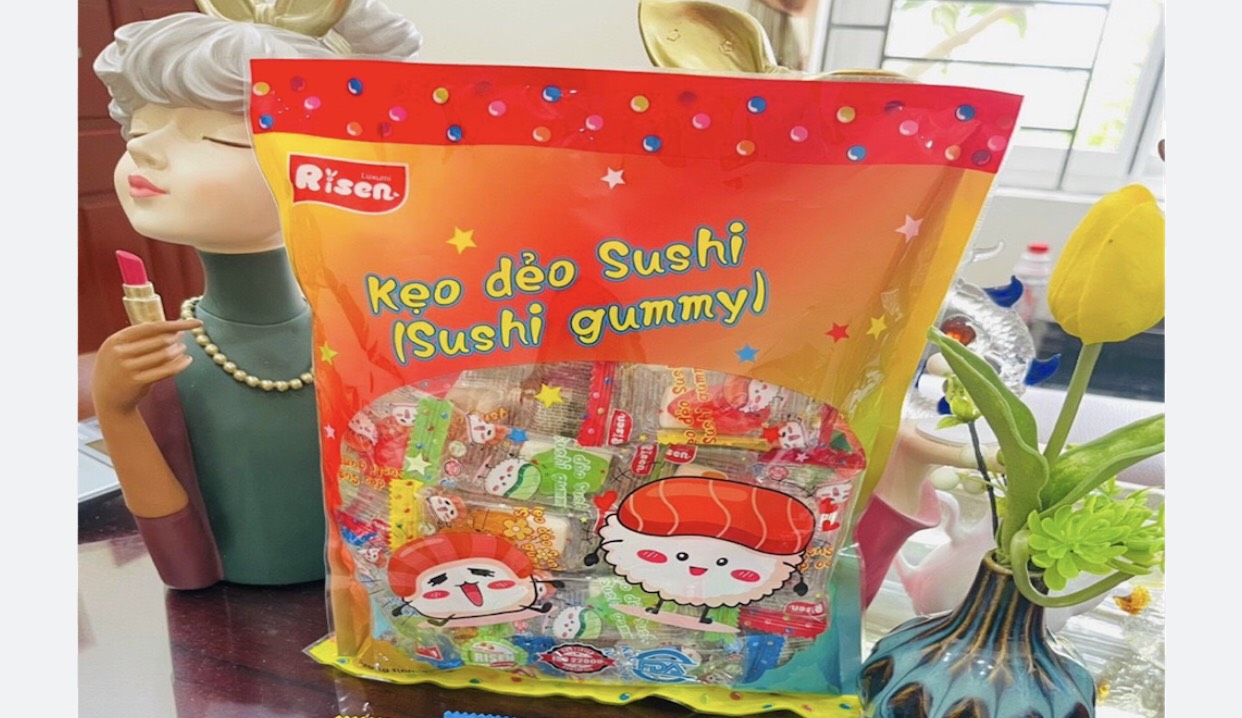 KẸO DẺO SUSHI (SUSHI GUMMY) RISEN 360g
