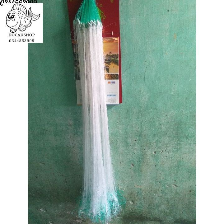 Lưới đánh cá dù then 4 cao 1m2  (cam kết đổi trả trong 2 tuần đầu)
